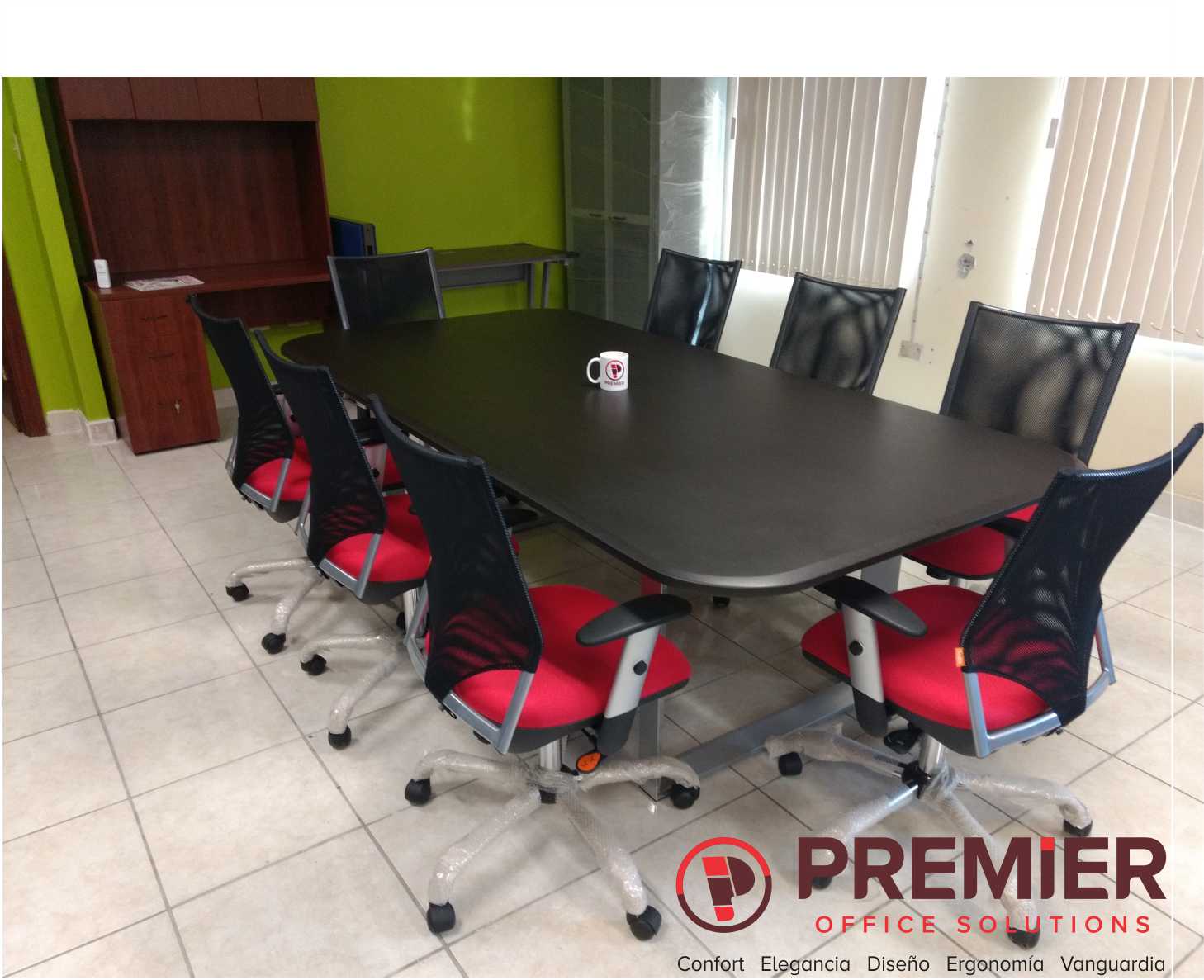 Mesa de Juntas 120x240 cms Linea Premier 2